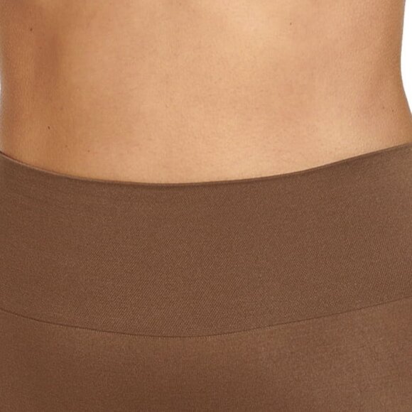 Jockey Essentials Women's Seamfree No Chafe Slip Shorts - Coffee, XL-4X, NWT - Picture 2 of 3